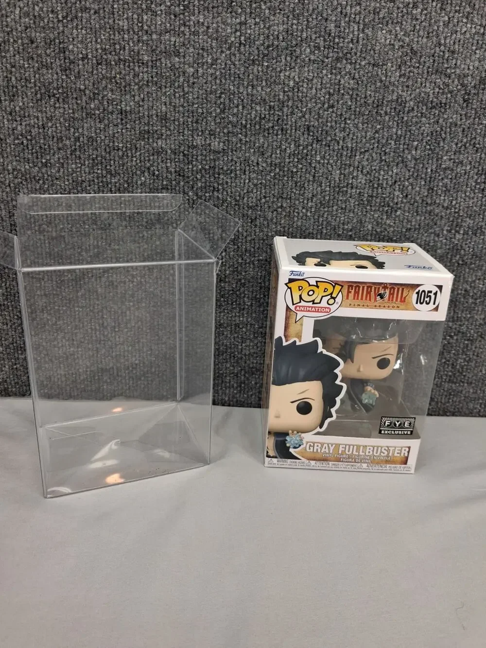 Funko Pop Gray Fullbuster 1051 Fairy Tail FYE Exclusive Protective Case